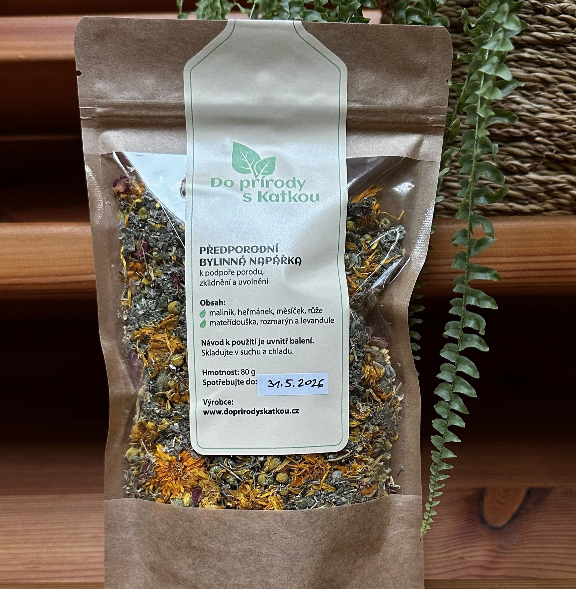Bylinná napářka Předporodní